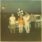 Steven Schrater, Mrs. Pedigo, Dick Hendershot Trophy Dash